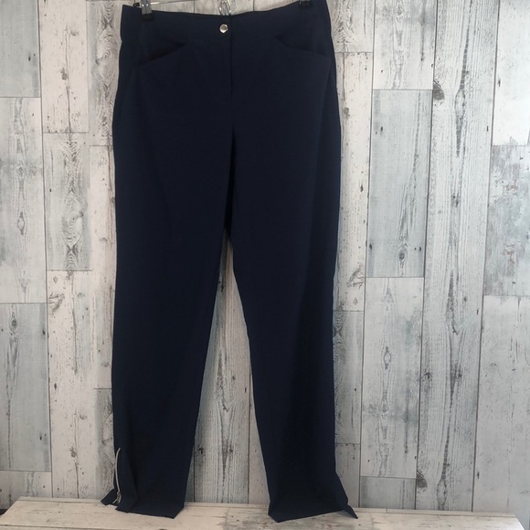 Zenergy by Chico’s Ankle Zip Track Pants 0 (Small) - Picture 1 of 12